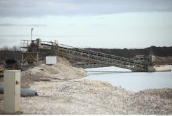 Background Gravel Quarry